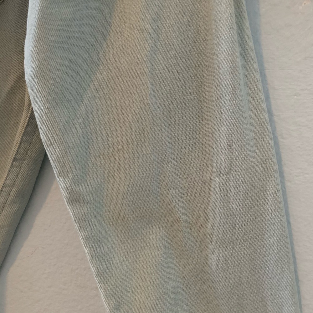100% Cotton Light Wash Pocket Button Up Top - Picture 9 of 11